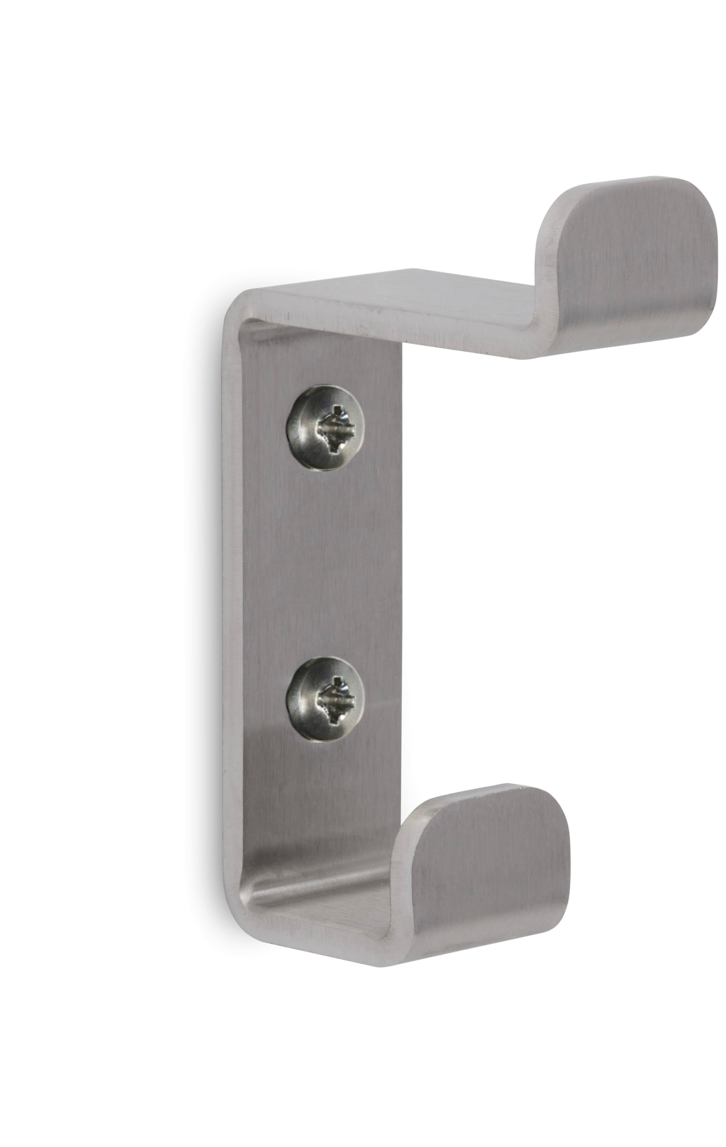 LIROdesign kapstok haak dubbel (RVS)