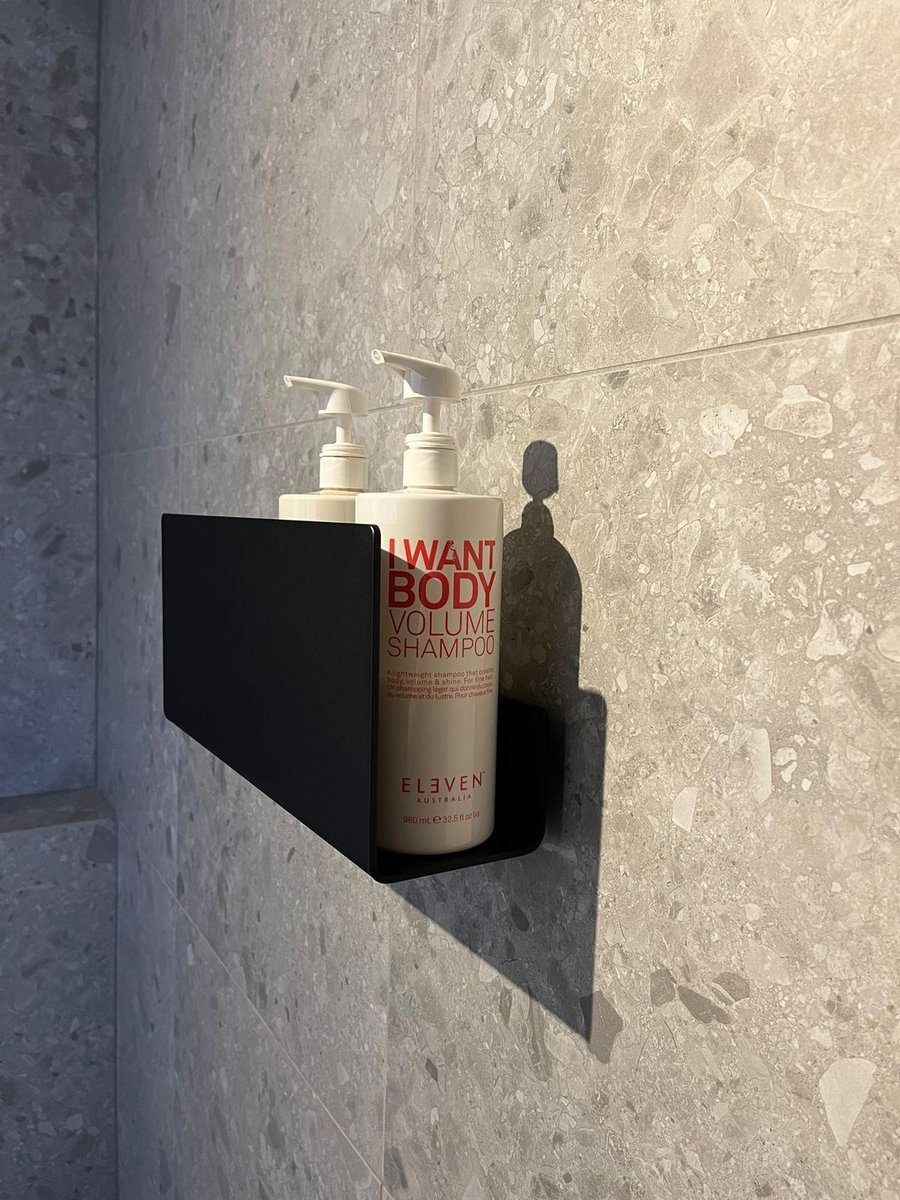 LIROdesign doucherek - badkamer planchet Valencia zwart