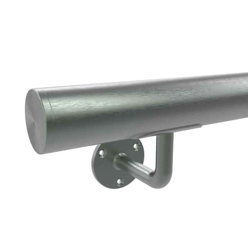 Ronde trapleuning RVS - Ø42,4 mm