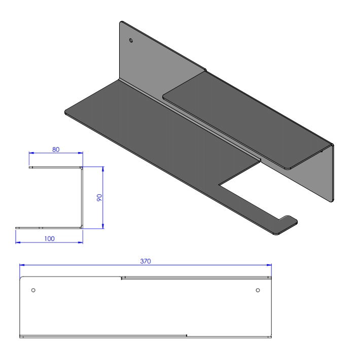 LIROdesign WC-rolhouder Stockholm goud - L