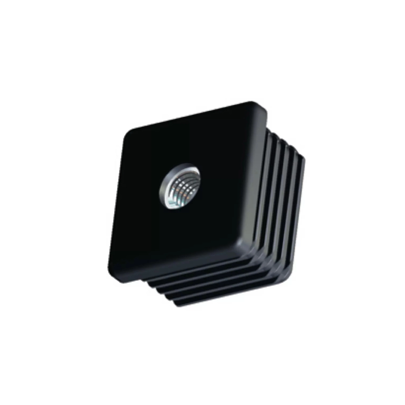 Inslagdop voor koker 30x30 met schroefdraad M10 (set van 2 stuks)