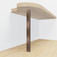 Tafelpoot brons rechthoekig