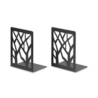 LIROdesign Boekensteun Zwart (set van 2 stuks)