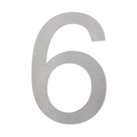 LIROdesign – Huisnummer RVS XL – Nr. 6
