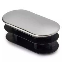 Inslagdop chroom voor ovale buis Ø30x15 (set van 2 stuks)