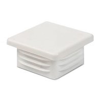 Inslagdop wit voor koker 25x25 (set van 2 stuks)