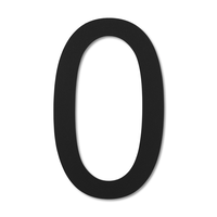 LIROdesign – Huisnummer zwart – Nr. 0