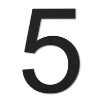 LIROdesign – Huisnummer zwart XL– Nr. 5