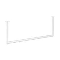 Garderobestang wit U-vorm Ø32