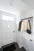 Zwarte garderobestang Ø32