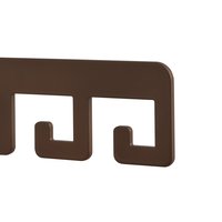 LIROdesign kapstok Barcelona - wandkapstok brons - 4 haaks