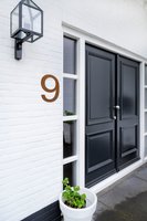 LIROdesign – Huisnummer cortenstaal 30cm – Nr. 9