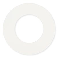 Witte afdek schijf voor flens Ø32