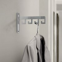 LIROdesign kapstok Barcelona - wandkapstok RVS - 4 haaks