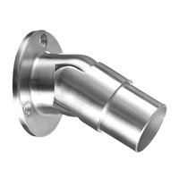 Variabele muurflens 0° tot 50° voor buis Ø42,4