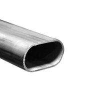 Ovale buis blank staal 25x10x1,5