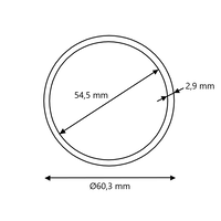 Gegalvaniseerde Buis Ø60,3x2,9
