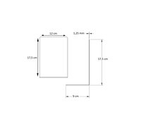 LIROdesign Boekensteun Goud (set van 2 stuks)