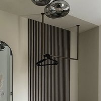 Garderobestang brons U-vorm Ø32