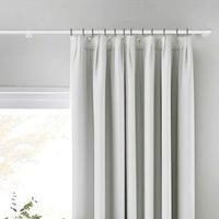 Afstandsteun wit Ø25mm (open) L=75mm