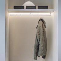 Afstandsteun wit Ø32mm (open) L=75mm