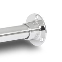 Chromen garderobestang Ø25