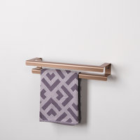 LIROdesign handdoekenrek dubbel Stockholm brons - S