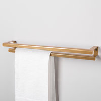 LIROdesign handdoekenrek dubbel Stockholm goud - M