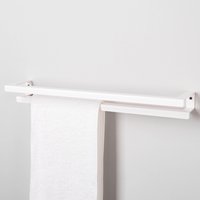LIROdesign handdoekenrek dubbel Stockholm wit - M