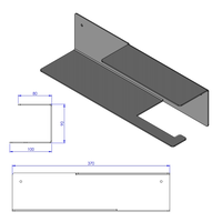 LIROdesign WC-rolhouder Stockholm brons - L