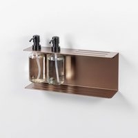 LIROdesign doucherek met zeepdispenser Bordeaux - brons