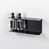 LIROdesign doucherek met zeepdispenser Bordeaux - zwart