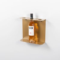 LIROdesign wijnrek - flessenrek Bordeaux goud - M