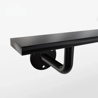 Rechthoekige trapleuning gun metal - 40x10