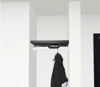 Tweedekans Witte garderobestang Ø32 (blind)