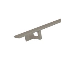 Rechthoekige trapleuning greige - 40x10 mm