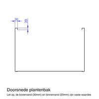 Plantenbak cortenstaal