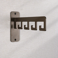 LIROdesign kapstok Barcelona - wandkapstok brons - 4 haaks