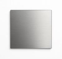 RVS vierkante plaat 20x20x2mm (set van 2 stuks)
