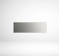 RVS rechthoekige plaat 60x30x2 mm (set van 2 stuks)