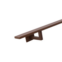 Staaltje trapleuning rechthoekig brons 40x10mm