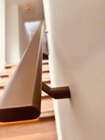 Ovale trapleuning brons - 48x20