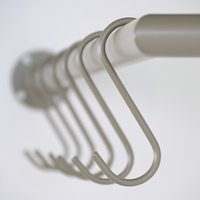 Garderobestang greige hoek Ø32