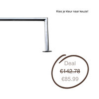 Tweedekans Garderobestang hoek Ø32