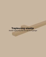Staaltje trapleuning rechthoekig 40x20mm goud