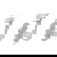 Set staaltjes trapleuningen wit