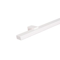 Set staaltjes trapleuningen wit