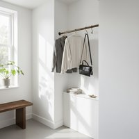 Bronzen garderobestang Ø32