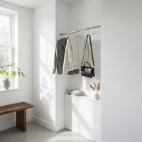 RVS garderobestang Ø32