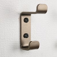 LIROdesign kapstok haak dubbel (brons)